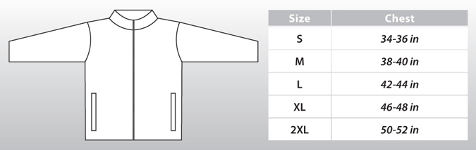 Jacket Size Chart